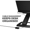 Fellowes NB ACC STAND HANA LT/BLACK 100016994 FELLOWES