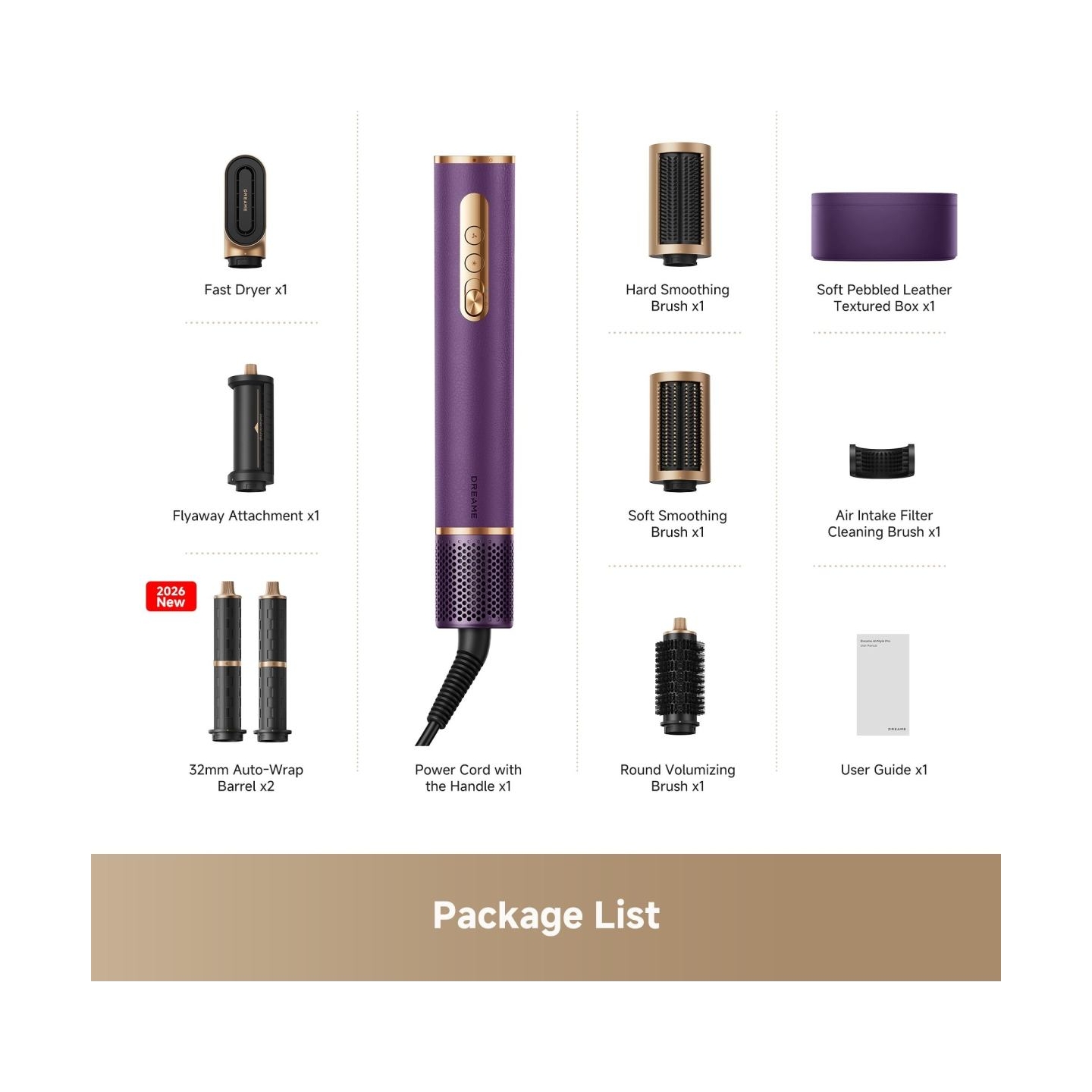 Dreame HAIR STYLER AIRSTYLE PRO/PURPLE AMF18A DREAME