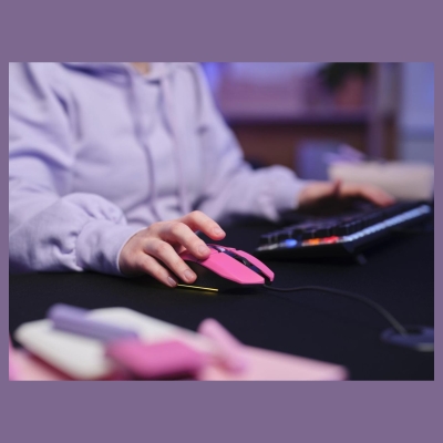 Trust MOUSE USB OPTICAL GAMING PINK/GXT109P FELOX 25068 TRUST