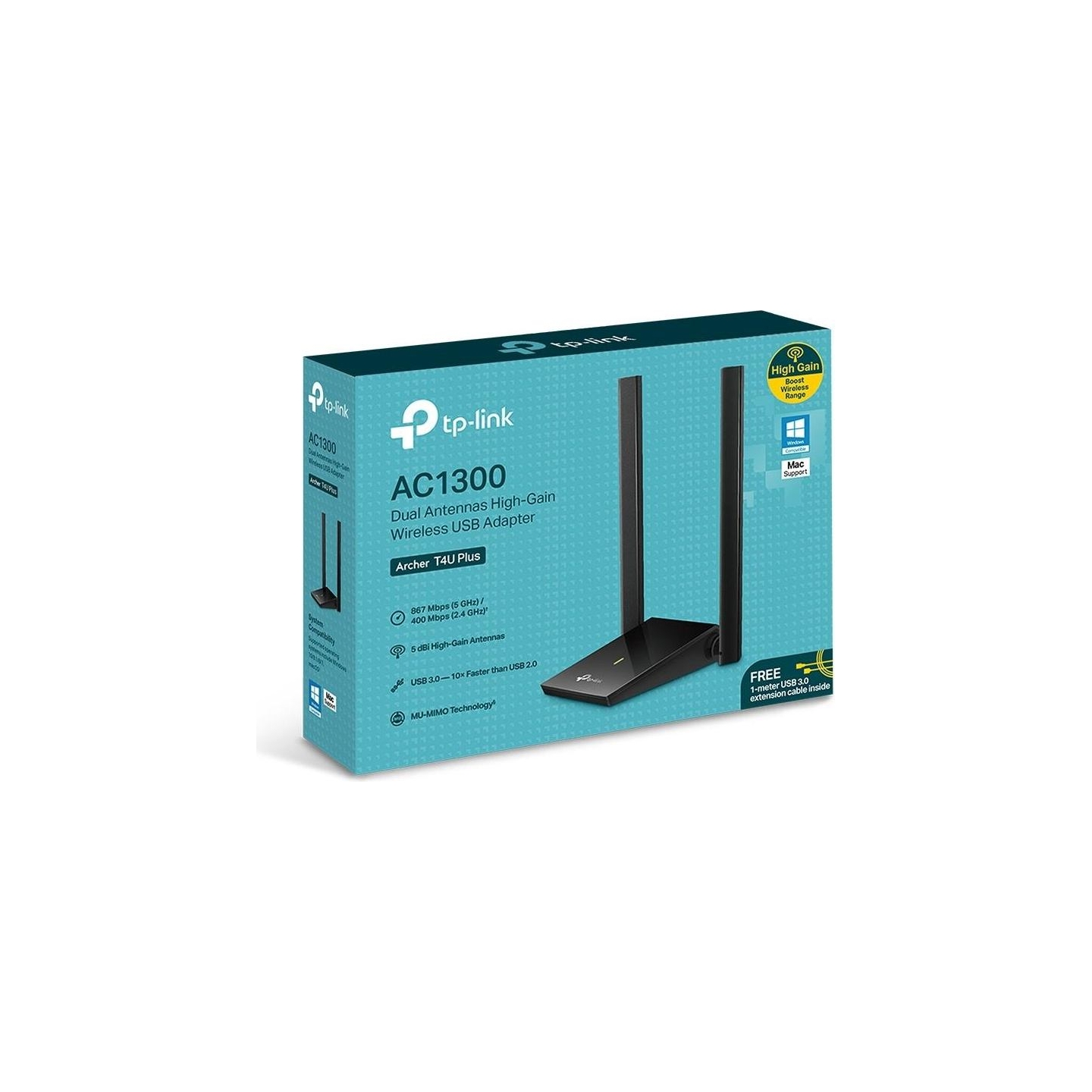 Tp-Link WRL ADAPTER 1300MBPS USB DUAL/BAND ARCHER T4U PLUS TP-LINK