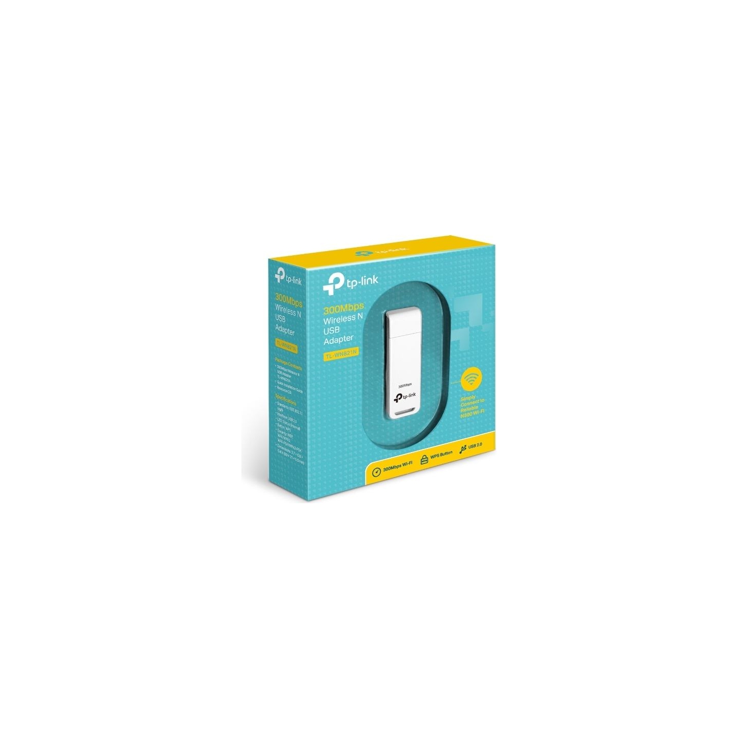 Tp-Link | USB 2.0 Adapter | TL-WN821N