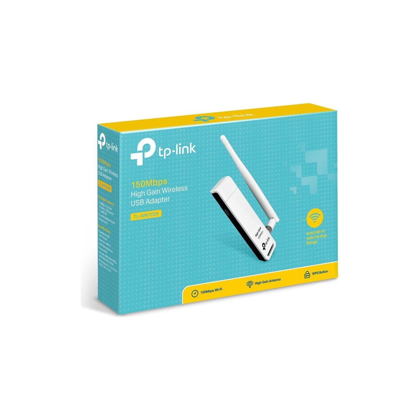 Tp-Link | USB 2.0 Adapter | TL-WN722N