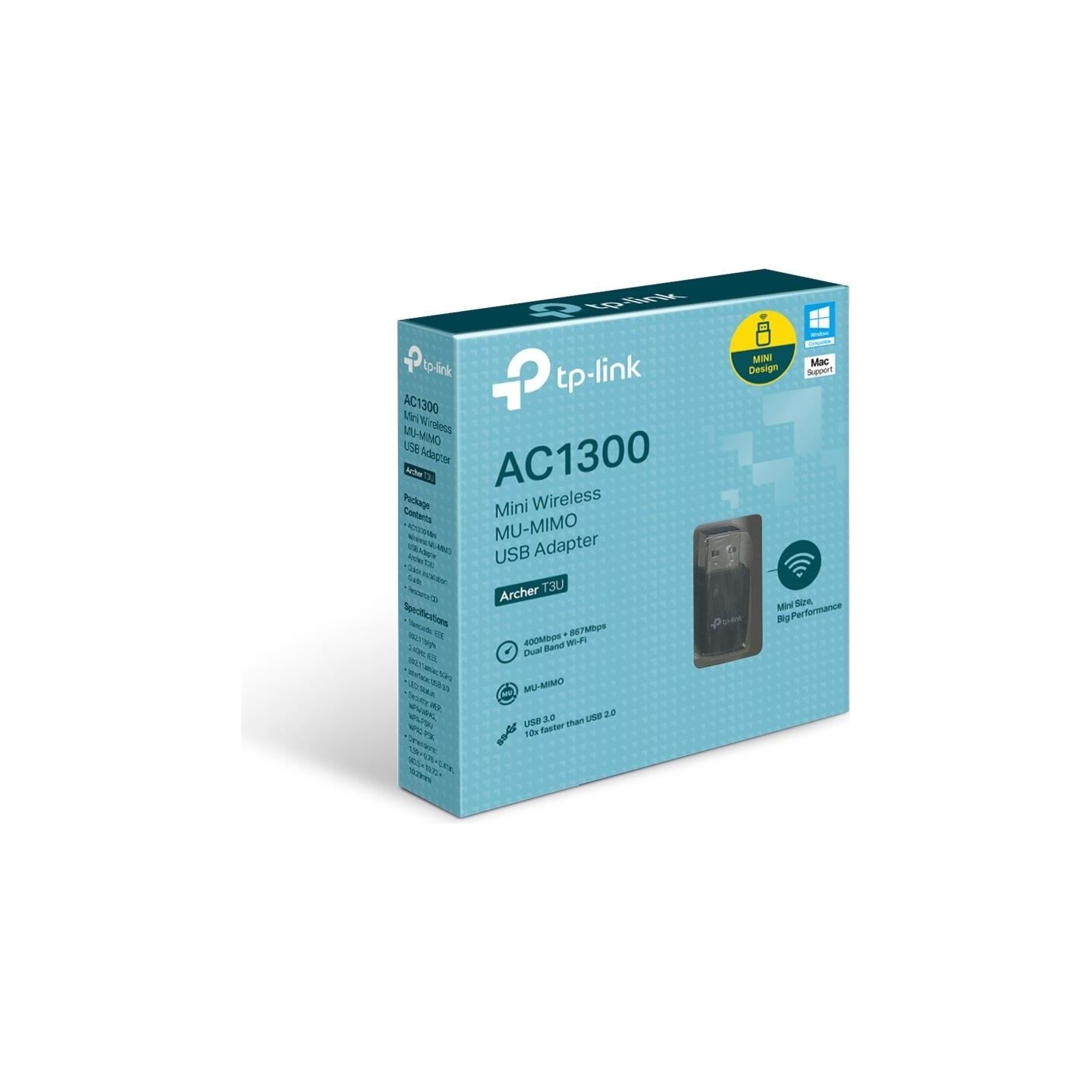 Tp-Link WRL ADAPTER 1267MBPS USB/DUAL BAND ARCHER T3U TP-LINK