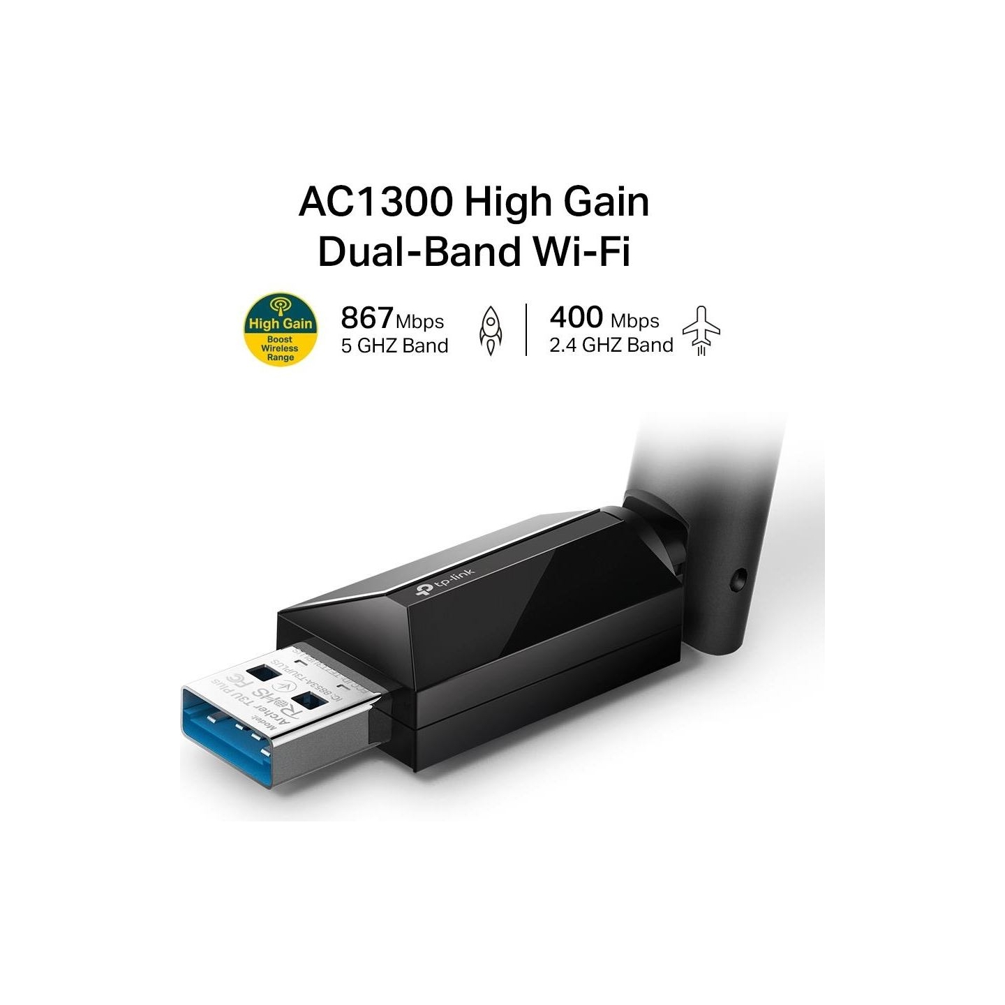 Tp-Link WRL ADAPTER 1300MBPS USB/ARCHER T3U PLUS TP-LINK