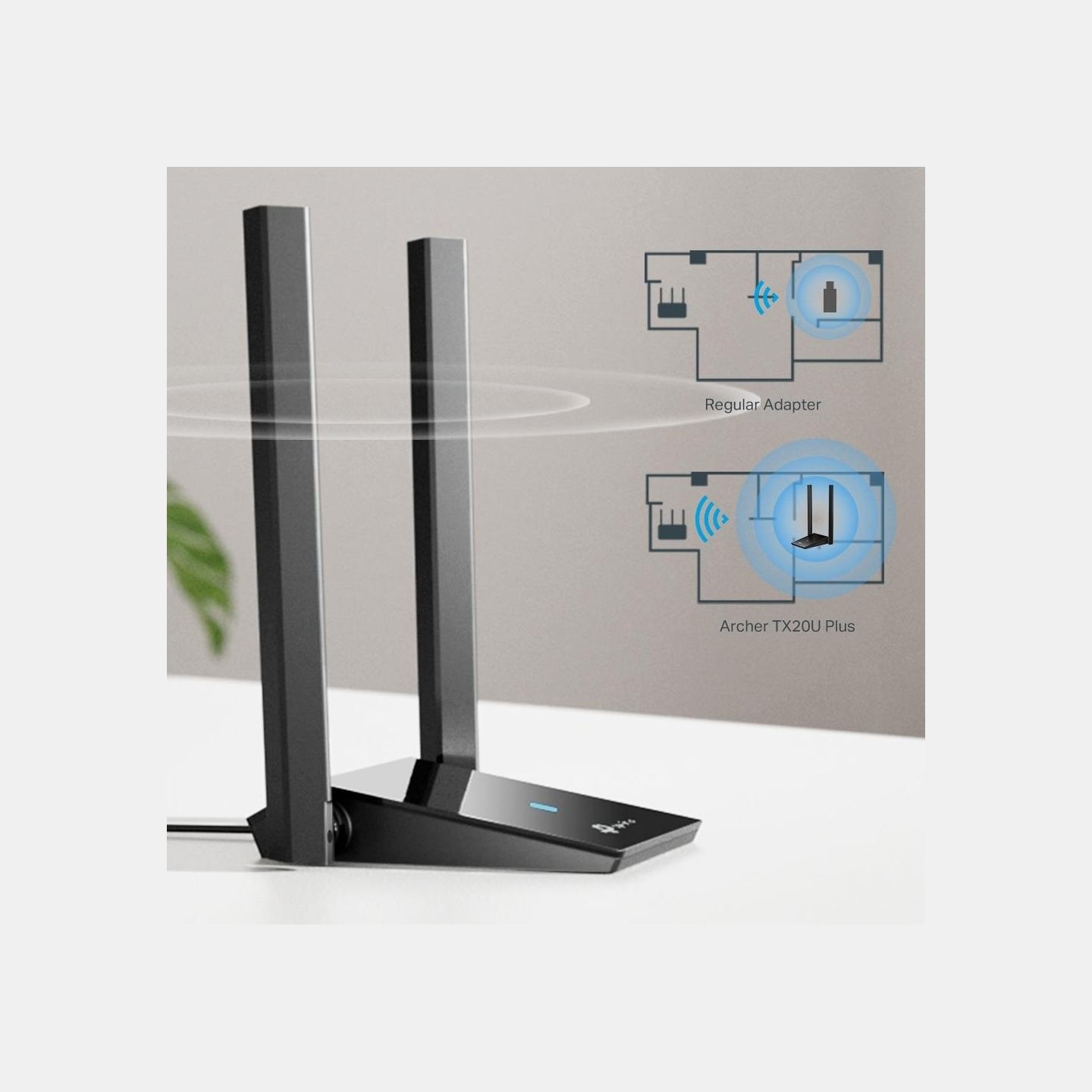 Tp-Link WRL ADAPTER 1800MBPS USB/ARCHER TX20U PLUS TP-LINK