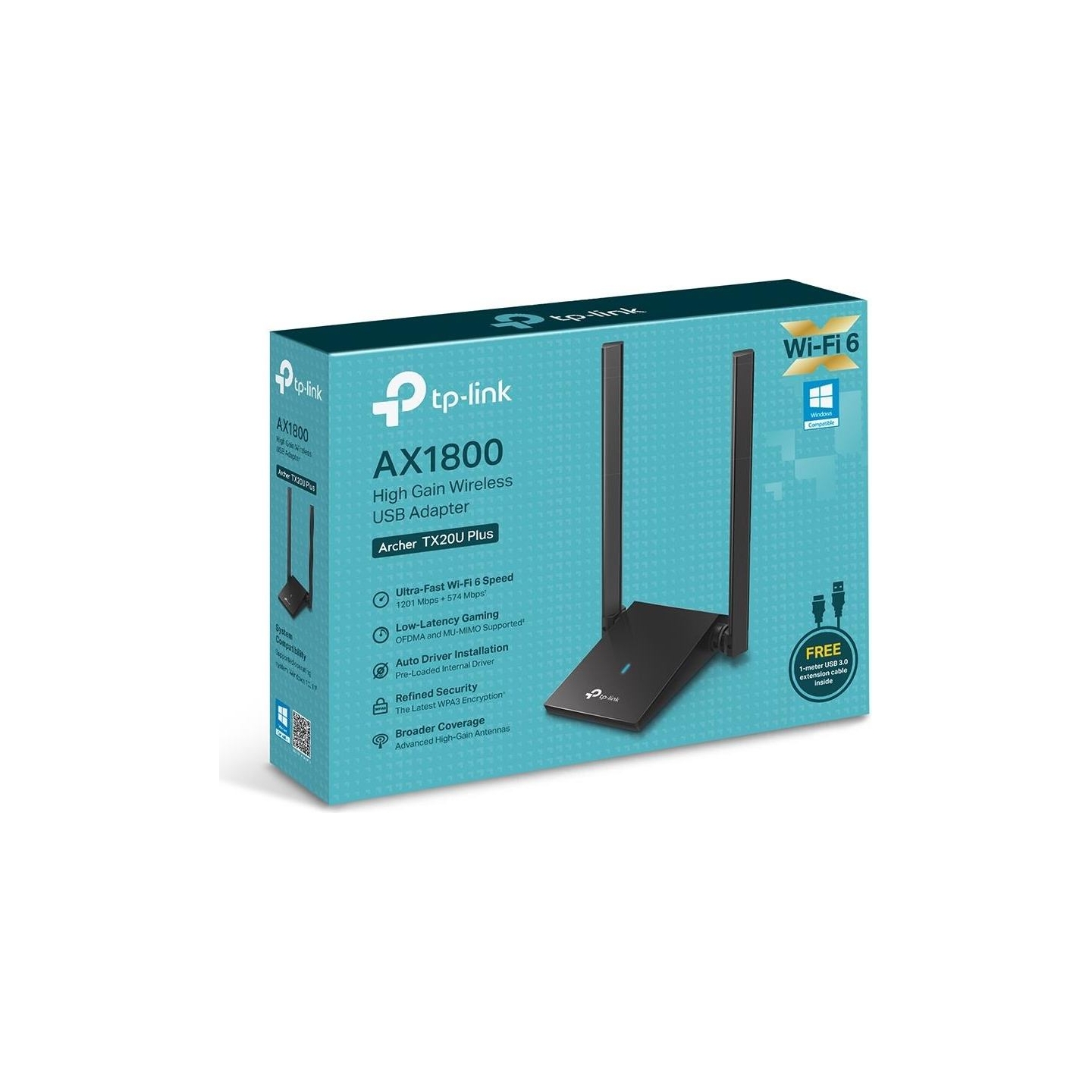 Tp-Link WRL ADAPTER 1800MBPS USB/ARCHER TX20U PLUS TP-LINK