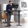 Onkron DESK FRAME MOTORISED/BLACK WDF221E-B ONKRON