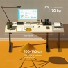 Onkron DESK FRAME MOTORISED/BLACK WDF221E-B ONKRON