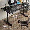 Onkron DESK FRAME MOTORISED/BLACK WDF221E-B ONKRON
