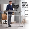 Onkron DESK FRAME MOTORISED/WHITE WDF221E-W ONKRON