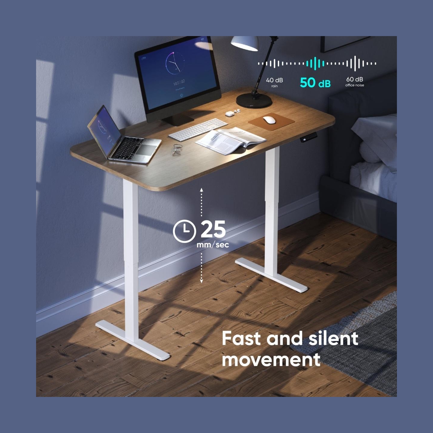 Onkron DESK FRAME MOTORISED/WHITE CDF222E-W ONKRON