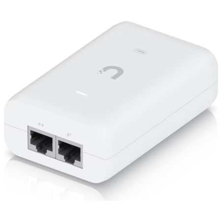 Ubiquiti U-PoE+ PoE Adapter (30W), White