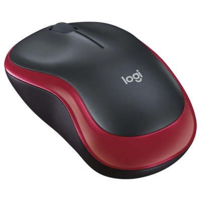 Logitech MOUSE USB OPTICAL CORDL. M185/RED 910-002240 LOGITECH