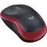 Logitech MOUSE USB OPTICAL CORDL. M185/RED 910-002240 LOGITECH