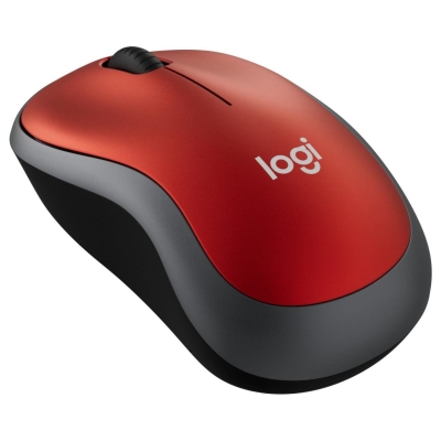 Logitech MOUSE USB OPTICAL CORDL. M185/RED 910-002240 LOGITECH