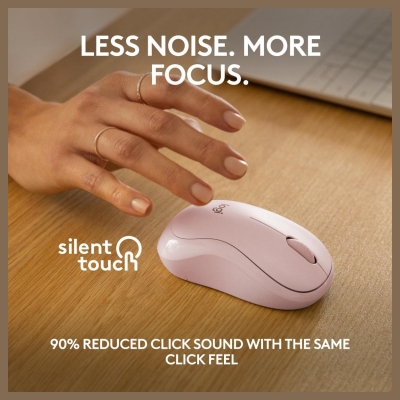 Logitech Mouse 910-007121 / ZM240P Pink / 910-007121