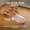 Logitech M240 Bluetooth Mouse - ROSE - SILENT