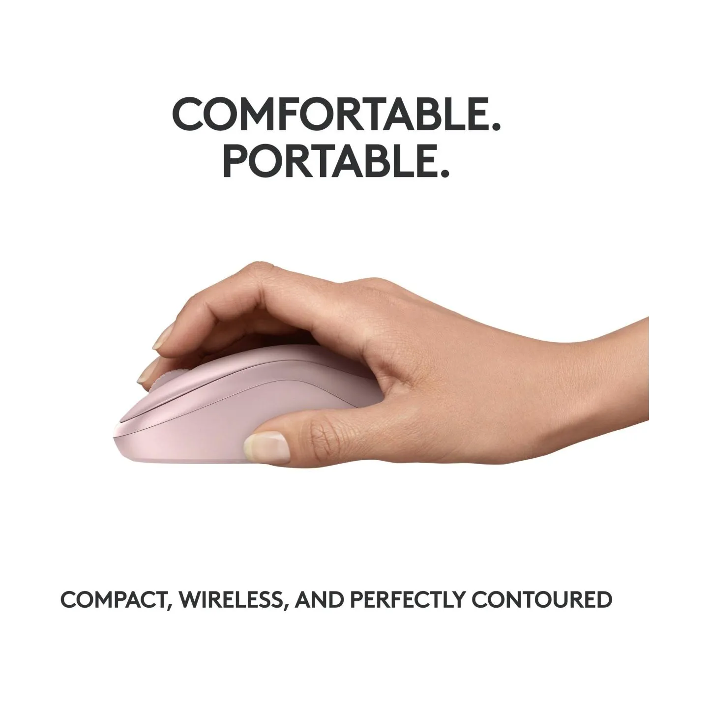 Logitech M240 Bluetooth Mouse - ROSE - SILENT