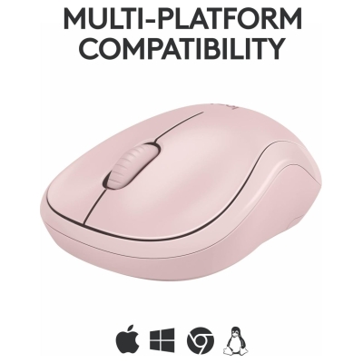 Logitech Mouse 910-007121 / ZM240P Pink / 910-007121
