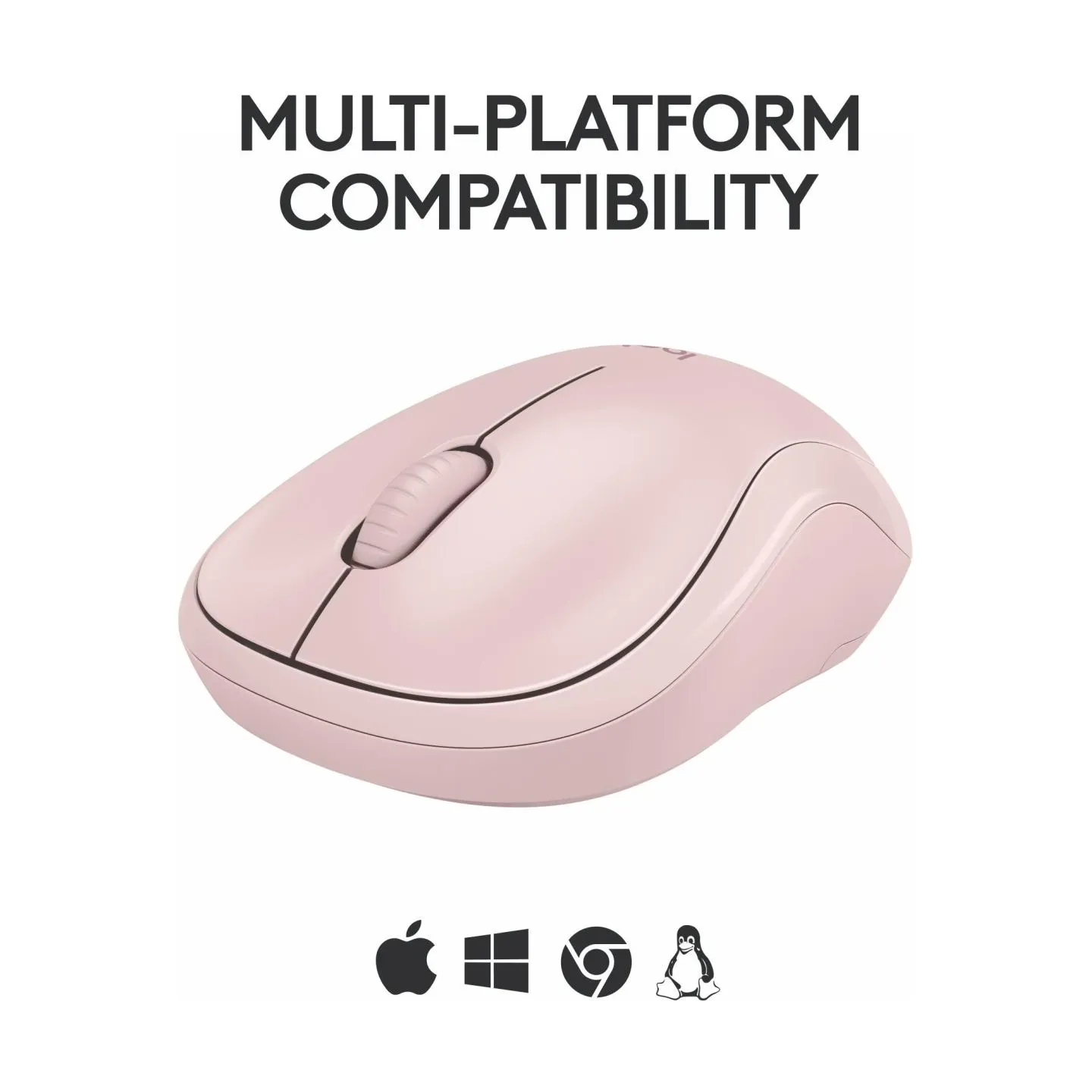 Logitech M240 Bluetooth Mouse - ROSE - SILENT