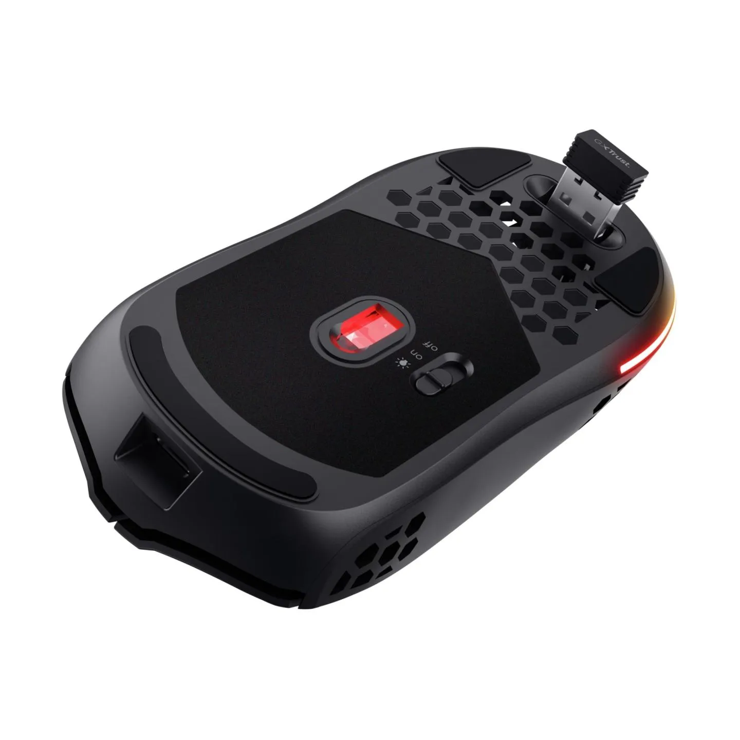 Trust MOUSE USB OPTICAL WRL GXT929/HELOX LIGHTW BLK 25307 TRUST