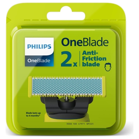 Philips QP225/50 OneBlade Anti friction blade, 2 pack / QP225/50