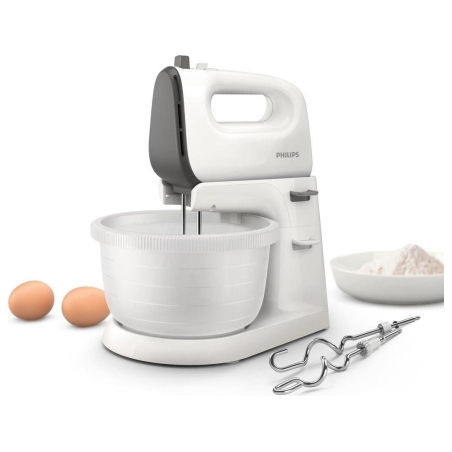 Philips Viva Collection Mixer HR3745/00 450 W 5 speeds + turbo Autodriven 3L Bowl Cashmere grey / HR3745/00