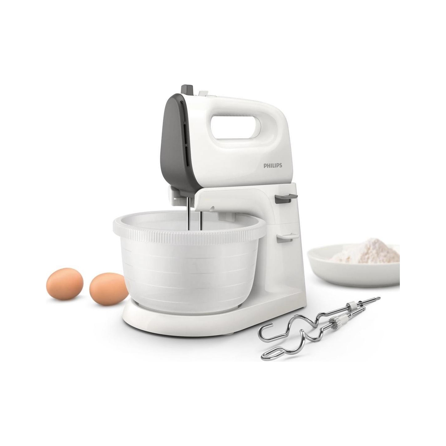 Philips Viva Collection Mixer HR3745/00 450 W 5 speeds + turbo Autodriven 3L Bowl Cashmere grey / HR3745/00