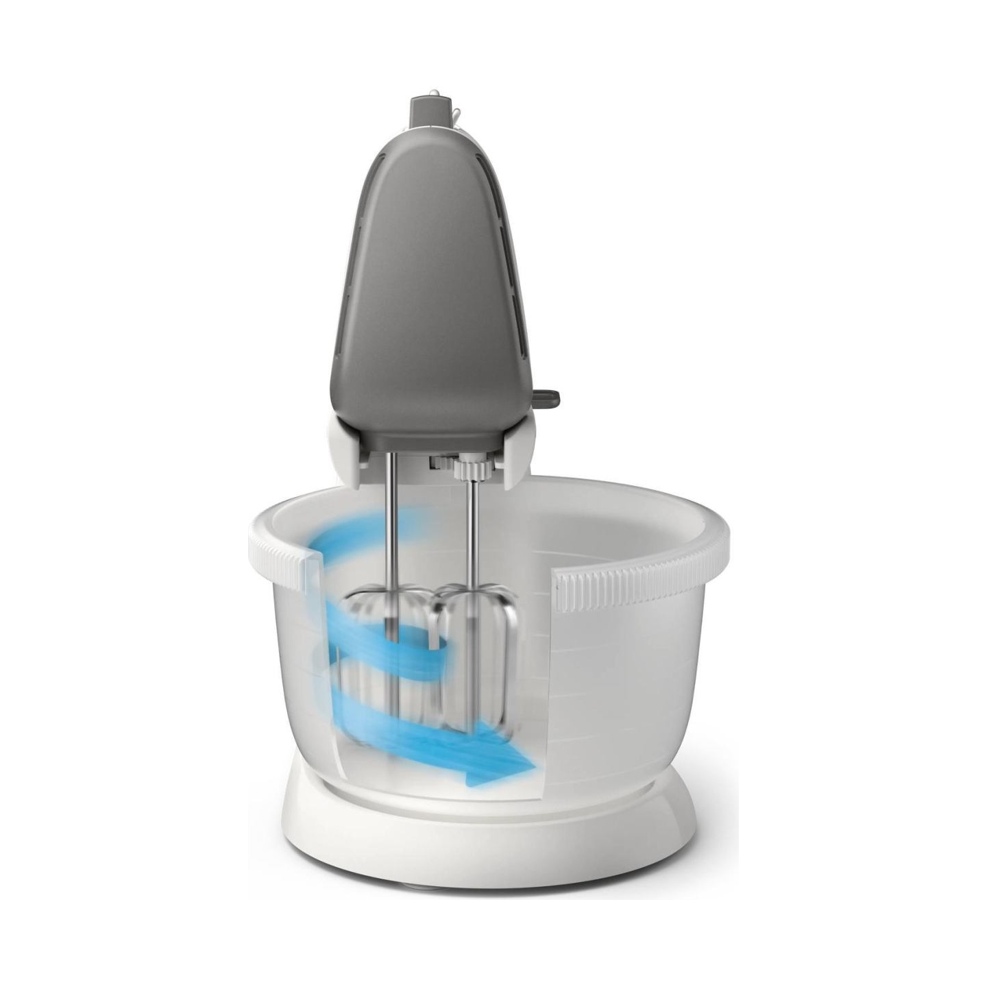 Philips Viva Collection Mixer HR3745/00 450 W 5 speeds + turbo Autodriven 3L Bowl Cashmere grey / HR3745/00
