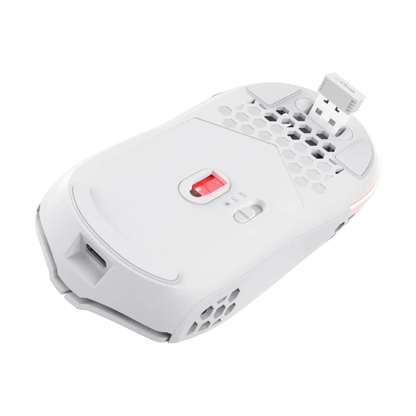 Trust MOUSE USB OPTICAL WRL GXT929W/HELOX LIGHTW WHITE 25390 TRUST