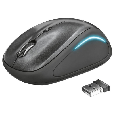 Trust MOUSE USB OPTICAL WRL YVI FX/BLACK 22333 TRUST