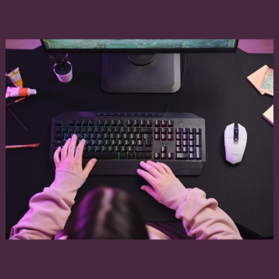 Trust MOUSE USB OPTICAL WRL WHITE/GXT110W FELOX 25069 TRUST