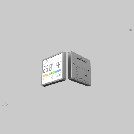 Mova HYGROMETER/THERMOMETER/CLOCK/MTHM01 MOVA