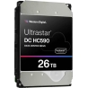 WD HDD|WESTERN DIGITAL ULTRASTAR|Ultrastar DC HC590|WUH722626ALE6L4 0F65672|26TB|SATA 3.0|512 MB|7200 rpm|3,5"|0F65672