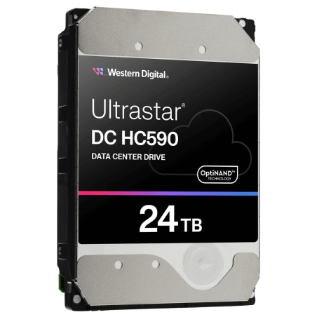 WD HDD|WESTERN DIGITAL|SAS|3.5 "|7200 RPM| 24 TB|WUH722624AL5204 0F59373|Ultrastar DC HC590|0F59373