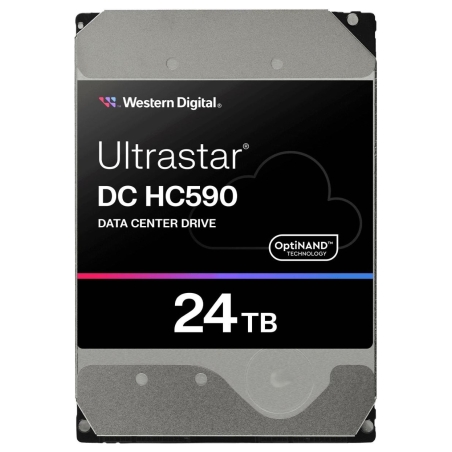 WD HDD|WESTERN DIGITAL|SAS|3.5 "|7200 RPM| 24 TB|WUH722624AL5204 0F59373|Ultrastar DC HC590|0F59373