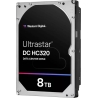 WD HDD|WESTERN DIGITAL ULTRASTAR|Ultrastar DC HC320|HUS728T8TAL5204|8TB|SAS|256 MB|7200 rpm|3,5"|0B36400