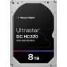 WD HDD|WESTERN DIGITAL ULTRASTAR|Ultrastar DC HC320|HUS728T8TAL5204|8TB|SAS|256 MB|7200 rpm|3,5"|0B36400