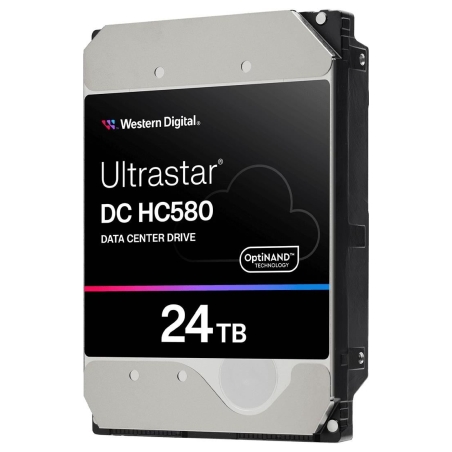 WD HDD|WESTERN DIGITAL ULTRASTAR|Ultrastar DC HC580|24TB|SATA|512 MB|7200 rpm|3,5"|0F62796
