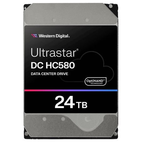 WD HDD|WESTERN DIGITAL ULTRASTAR|Ultrastar DC HC580|24TB|SATA|512 MB|7200 rpm|3,5"|0F62796