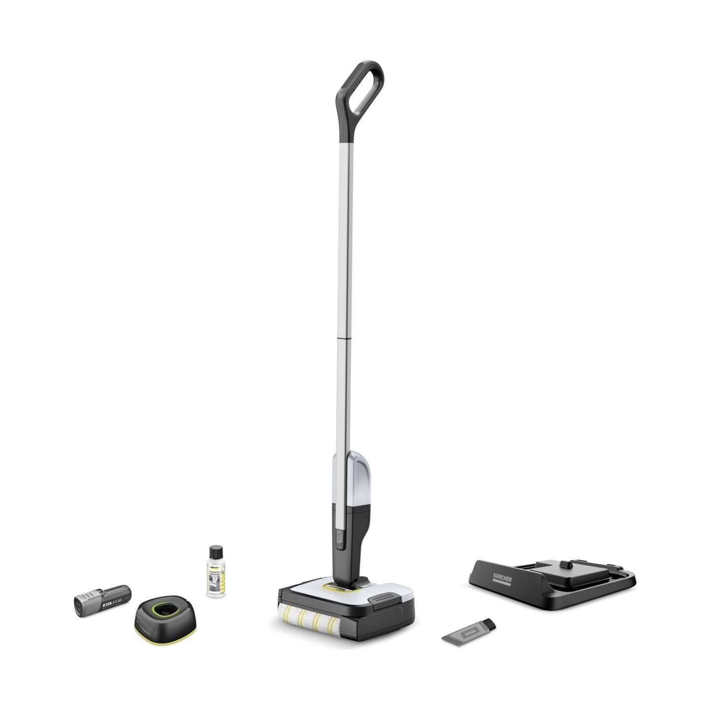 Karcher Vacuum Cleaner|KARCHER|dry&wet|Electric broom|Grey/White/Black|Bagless|Battery| 2.3 kg|1.056-200.0