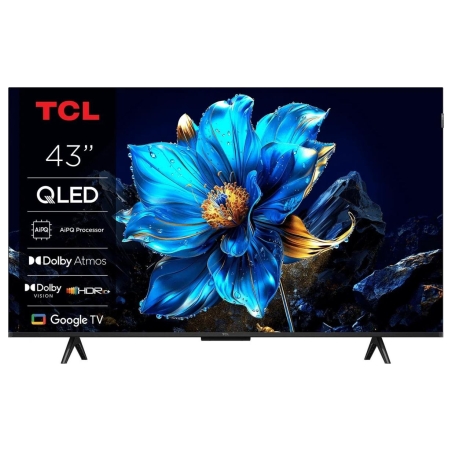 TCL TV Set|TCL|43 "|4K Ultra HD|3840 x 2160 pixels|Flat|16:9|QLED|43T69C