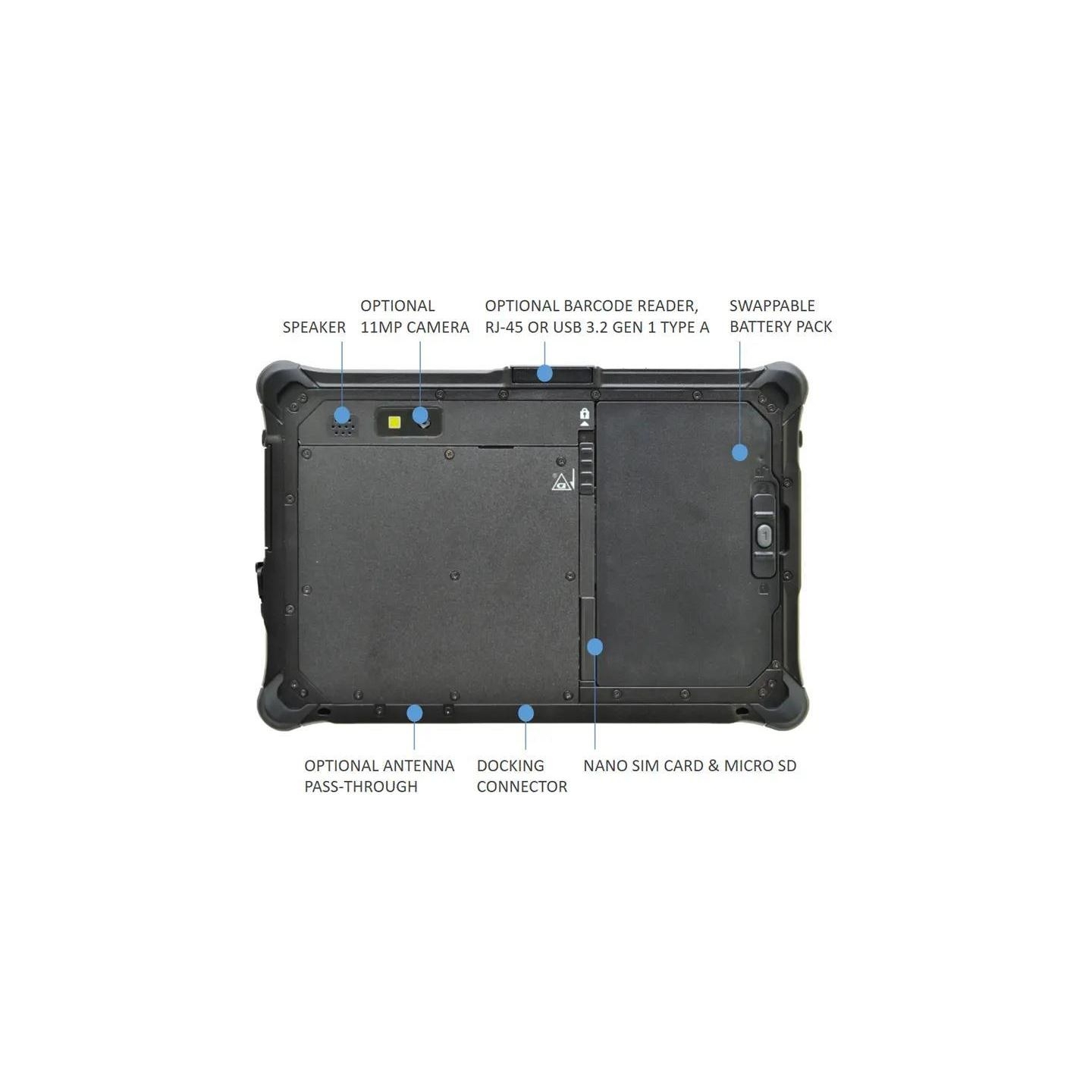 Durabook TABLET R8AA1 CI5-1230U 8"/8/128GB R8H1P1DEBBLX DURABOOK