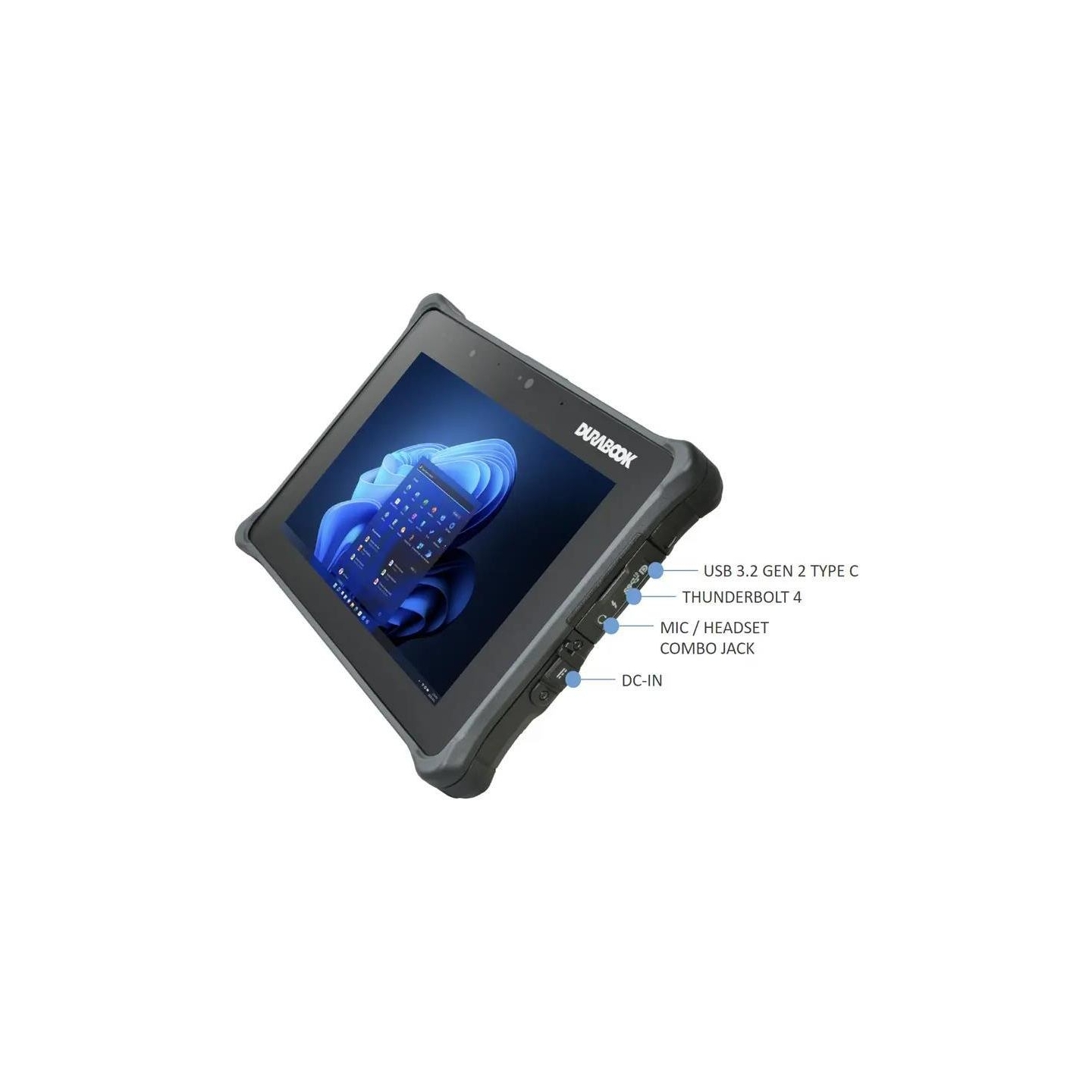 Durabook TABLET R8AA1 CI5-1230U 8"/8/128GB R8H1P1DEBBLX DURABOOK