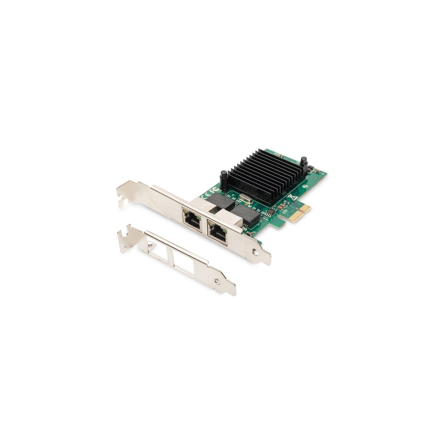 Digitus | Gigabit Ethernet PCI Express Card, 2-port 32-bit, low profile bracket, Intel chipset | DN-10132