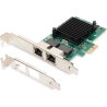 Digitus | Gigabit Ethernet PCI Express Card, 2-port 32-bit, low profile bracket, Intel chipset | DN-10132