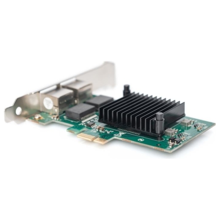 Digitus | Gigabit Ethernet PCI Express Card, 2-port 32-bit, low profile bracket, Intel chipset | DN-10132