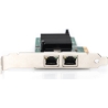 Digitus | Gigabit Ethernet PCI Express Card, 2-port 32-bit, low profile bracket, Intel chipset | DN-10132