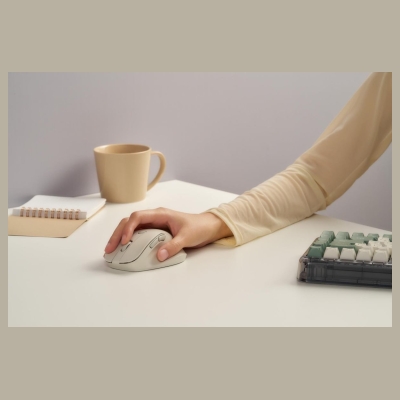 Asus Mouse | MD105 | Wireless | Bluetooth, 2.4GHz | Milky White