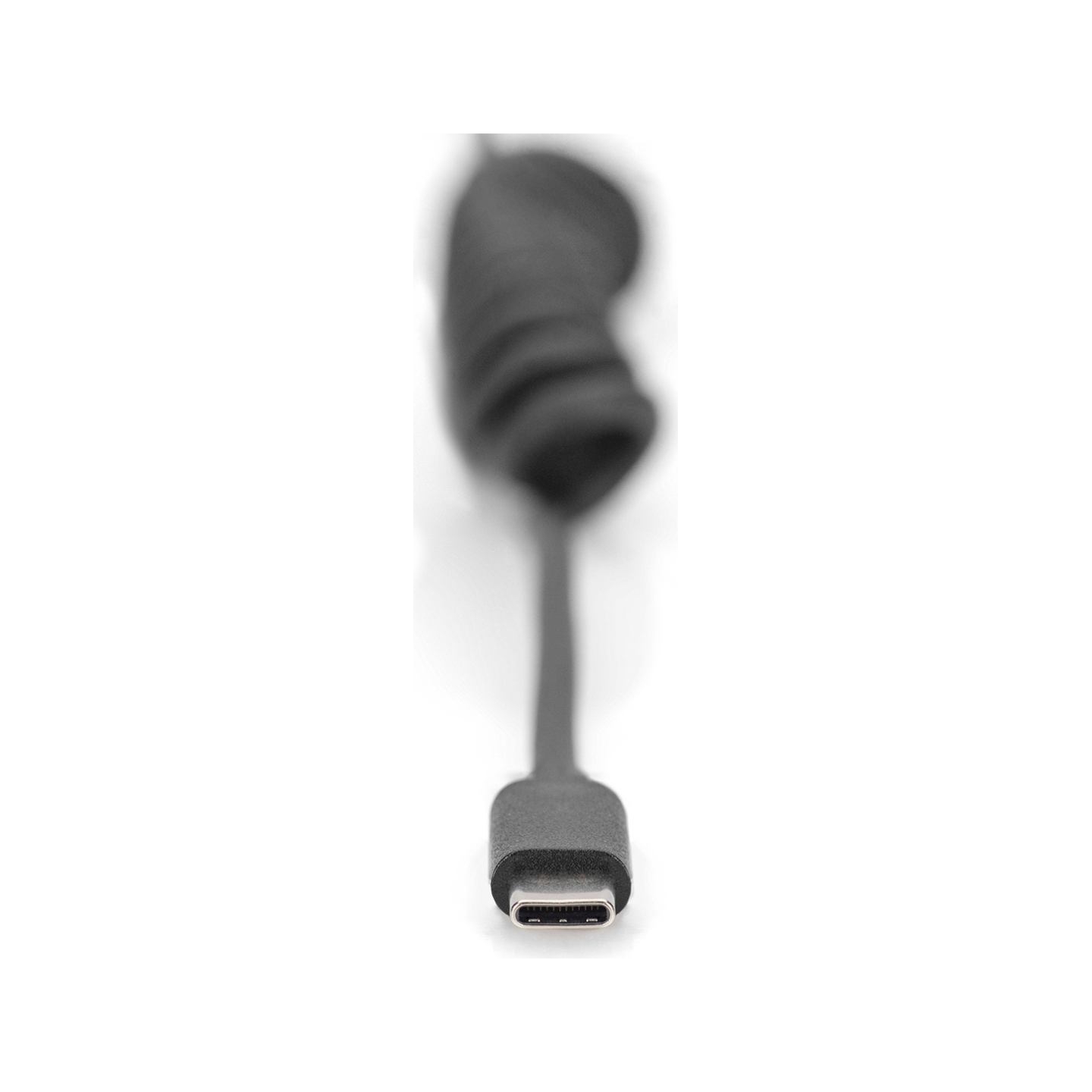 Digitus | USB 2.0 Type A to USB C Spiral Cable | AK-300430-006-S | USB-A to USB-C USB 2.0 Type A, plug | USB C, plug